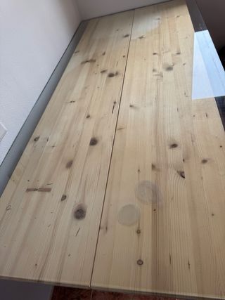 Mesa grande de madera