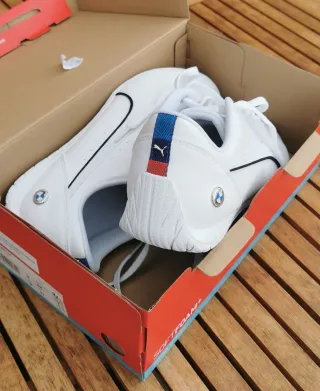 Zapatillas Puma BMW Blancas