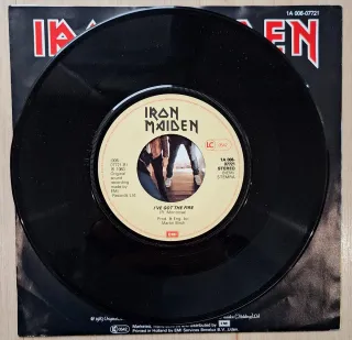 1983 HOLLAND Iron Maiden Flight of Icarus 7"