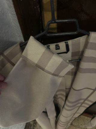 Abrigo Beige y Marrón Talla L / XL