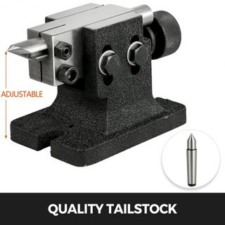 Cabezal Divisor de 4 Pulgadas Cabezal de Indexación Fresadora 100MM Cabezal Divisor Semi-Universal de 4 Pulgadas Juego de Cabezal Divisor de 3 Mordazas con Placas de Indexación y Contrapunto para ...