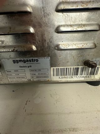 Plancha Eléctrica Profesional 73 cm ggmgastro