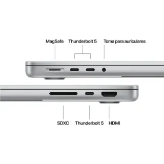 MacBook Pro 14 M5 Pro 24GB 1TB 16-Core GPU Plata