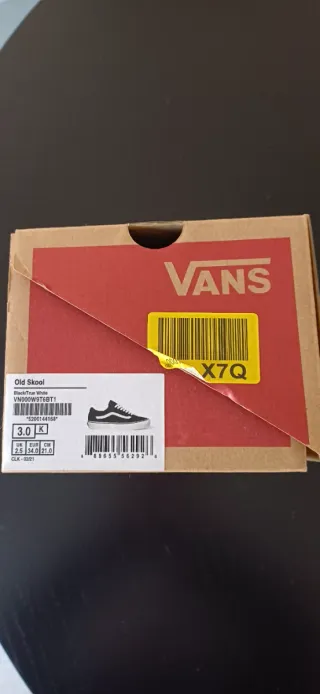 Zapatillas Vans Old Skool Niños Talla 34