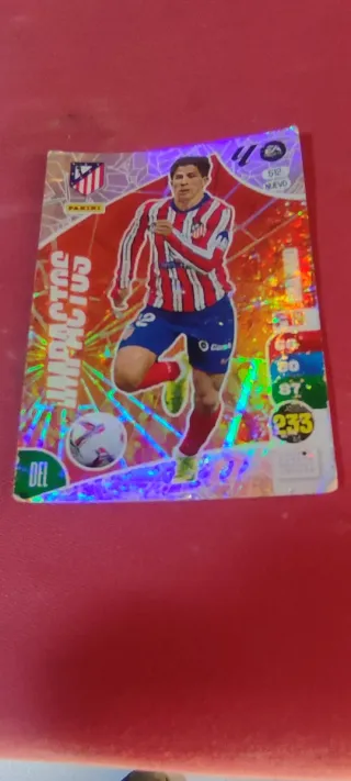 Cromo de Futbolista Atletico de Madrid