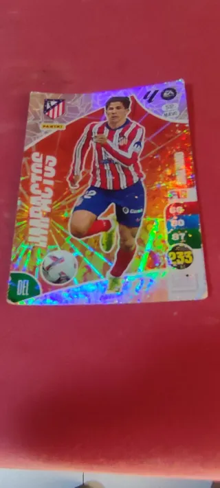 Cromo de Futbolista Atletico de Madrid