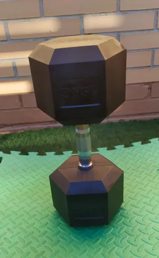 Dos Mancuernas Hexagonales CrossFit 25kg