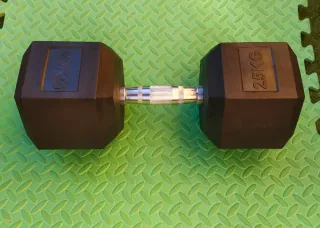 Dos Mancuernas Hexagonales CrossFit 25kg