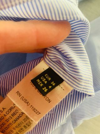 Camisa Massimo Dutti rayas T/36