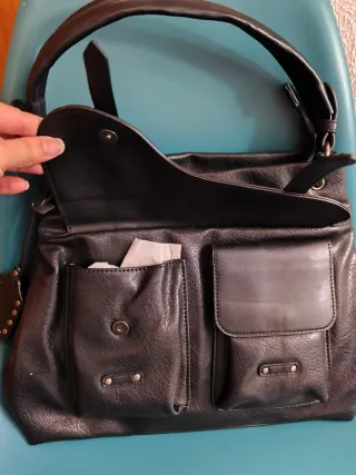 Bolso Maria C Negro con Bandolera