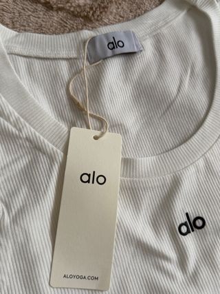 Camiseta Alo Tirantes Blanca Talla Única