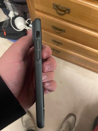 Funda iPhone 11 (Azul Claro) y verde