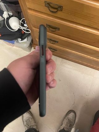 Funda iPhone 11 (Azul Claro) y verde