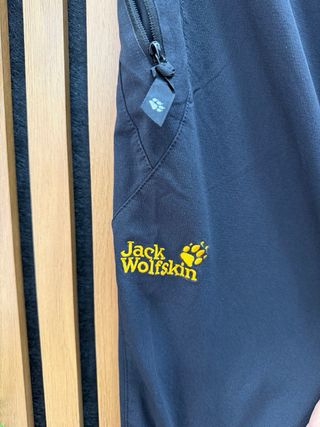 Pantalones Jack Wolfskin Negro Montaña