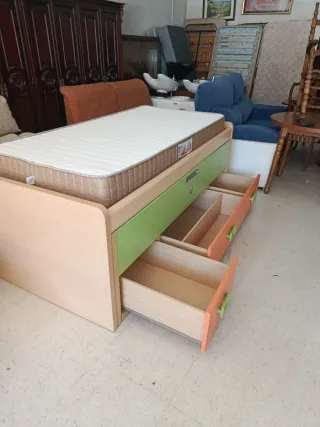 Cama nido con cajones