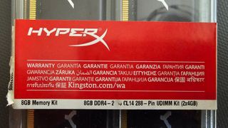 HyperX Fury DDR4 8GB (2x4GB) 2133MHz RAM
