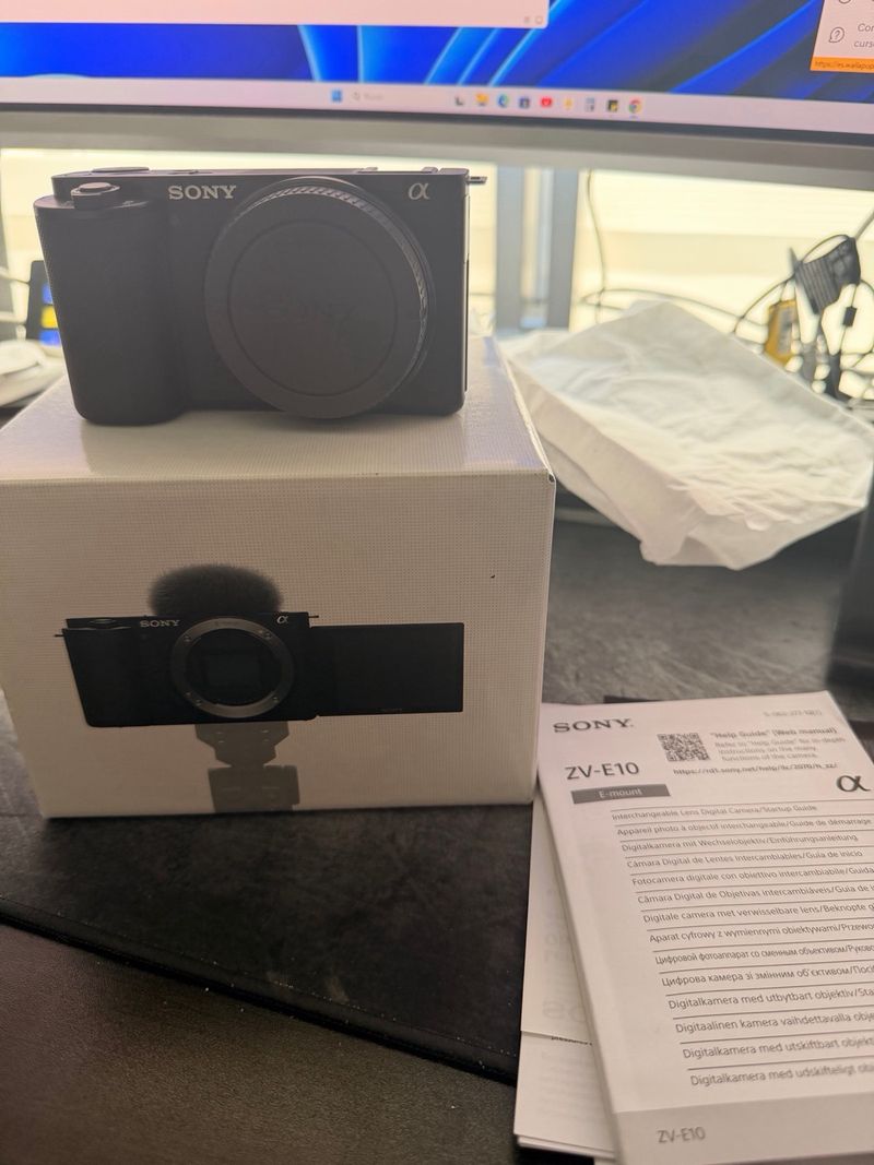 Sony Alpha ZV-E10 Cámara Vlog Lente Intercamb. afbeelding 5