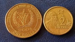 LOTE DE 2 MONEDAS AUSTRALIA