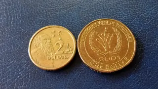 LOTE DE 2 MONEDAS AUSTRALIA