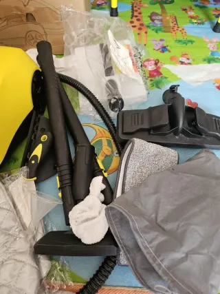 Máquina de vapor TVD amarilla