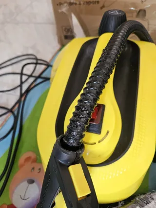 Máquina de vapor TVD amarilla