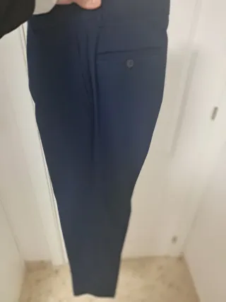 Traje Azul Marino Talla 46 Chaqueta Completa