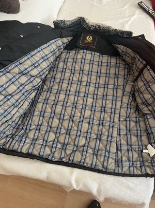 Chaqueta Belstaff Negra con Cuello