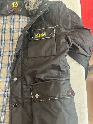 Chaqueta Belstaff Negra con Cuello