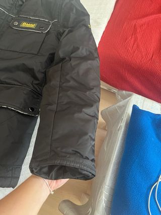 Chaqueta Belstaff Negra con Cuello