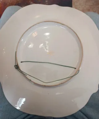 2 Pratos Decorativos Cerâmica Alcobaça