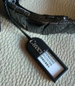 Reloj Cueci Acero Inoxidable Negro Plateado