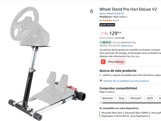 Pack Simracing Thrustmaster Ferrari+Pedales+soport