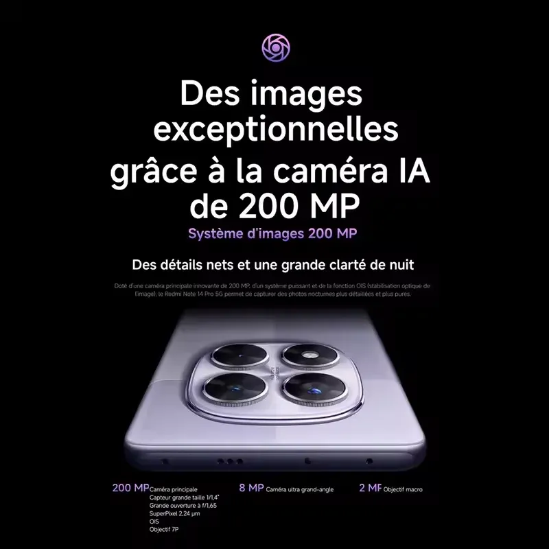 REDMI NOTE 14 PRO 5G 8+256GB NEGRO XIAOMI afbeelding 4