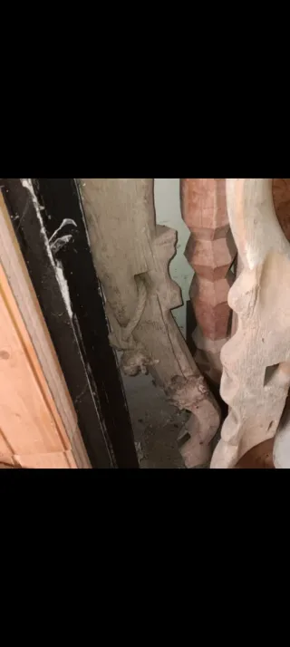 3 yugos de bueyes antiguos