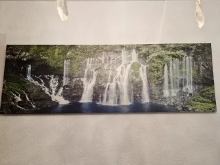 Lienzo Grande Cascada Reunión