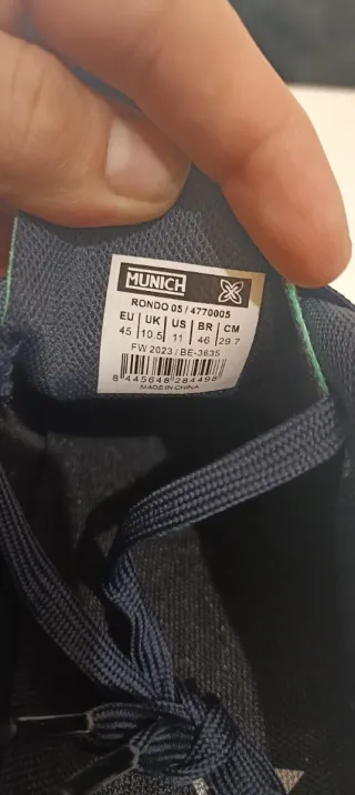 Zapatillas Munich Rondo Talla 45