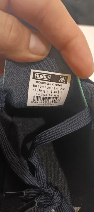 Zapatillas Munich Rondo Talla 45