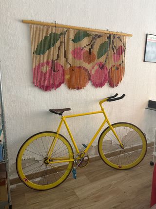 Bicicleta Fixie Amarilla