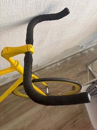 Bicicleta Fixie Amarilla