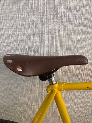 Bicicleta Fixie Amarilla