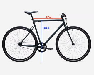 Bicicleta Fixie Amarilla