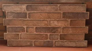 4 Placas Cerámica Imitación Ladrillo 67x33