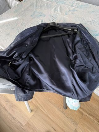 Cazadora Piel Azul Yanko Talla 52