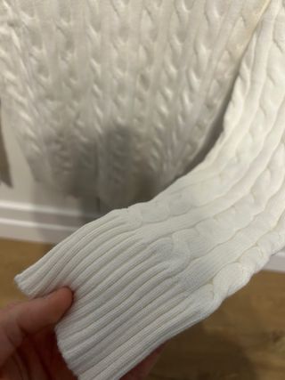 Jersey Polo Ralph Lauren Blanco Trenzado