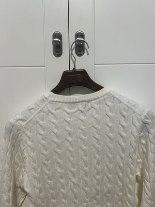 Jersey Polo Ralph Lauren Blanco Trenzado