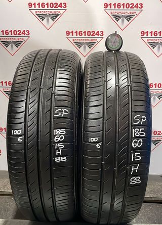 185 60 15 H KUMHO RUEDA AL 90% VIDA UTIL
