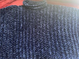 Poncho Oversize Azul