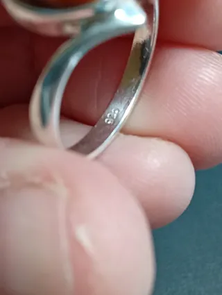 Anillo Plata Ley Ojo Tigre Lágrima