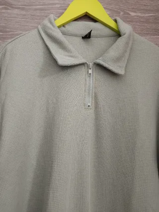 Jersey verde cuello polo