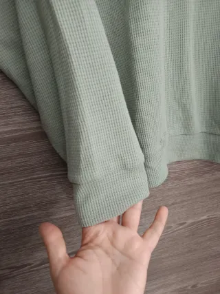 Jersey verde cuello polo